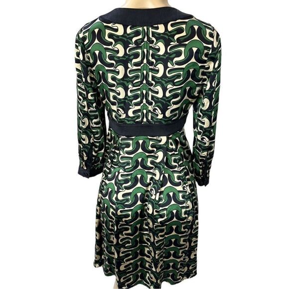 Diane Von Furstenberg retro patterned midi Dress size 6 - Picture 2 of 6
